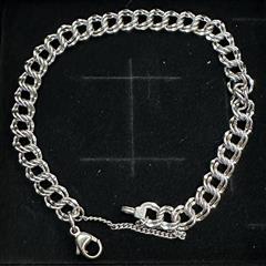 James Avery Double Curb Sterling Silver Bracelet